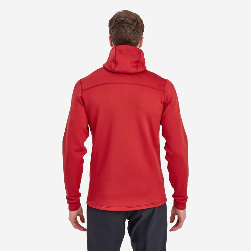 Montane Fury Mit Kapuze Fleecejacken Herren Rot | IGZ547302