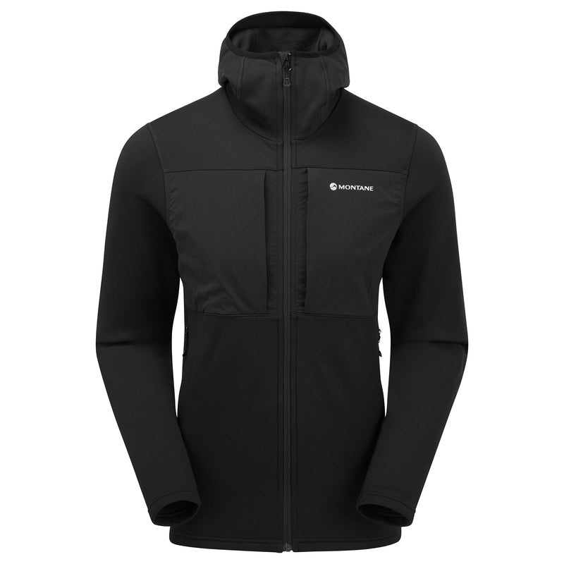 Montane Fury XT Mit Kapuze Fleecejacken Herren Schwarz | HIY916482