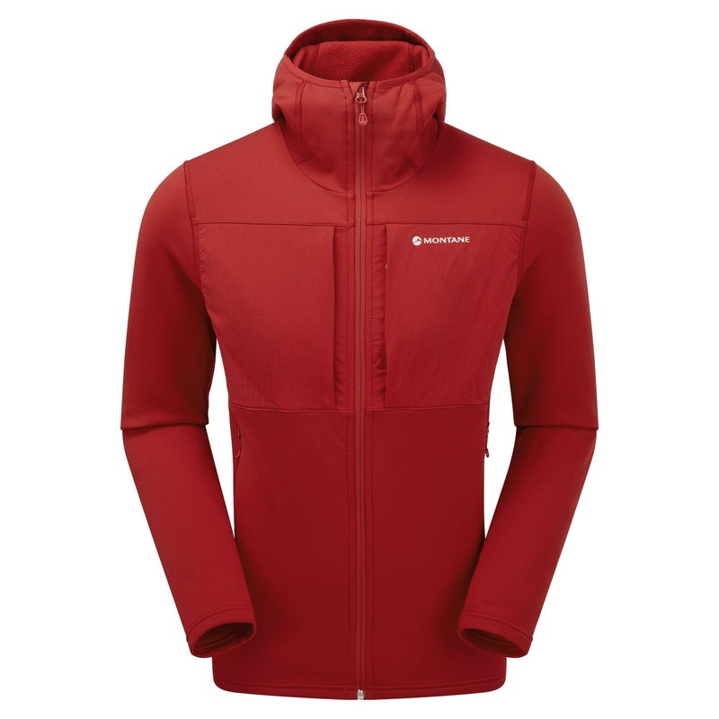 Montane Fury XT Mit Kapuze Fleecejacken Herren Rot | YMR426701