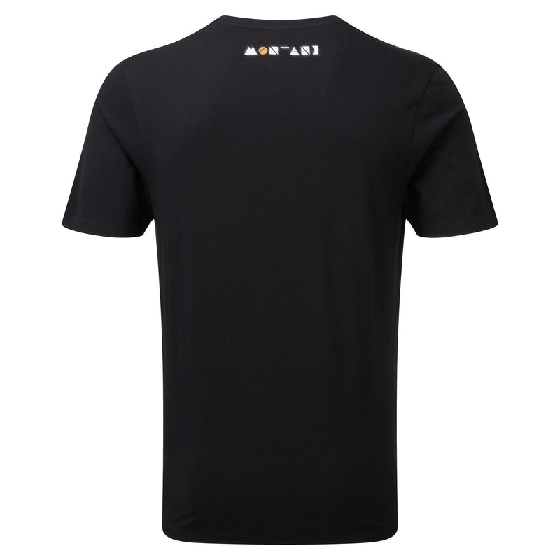 Montane Geometry T-Shirt Herren Schwarz | QTC640715