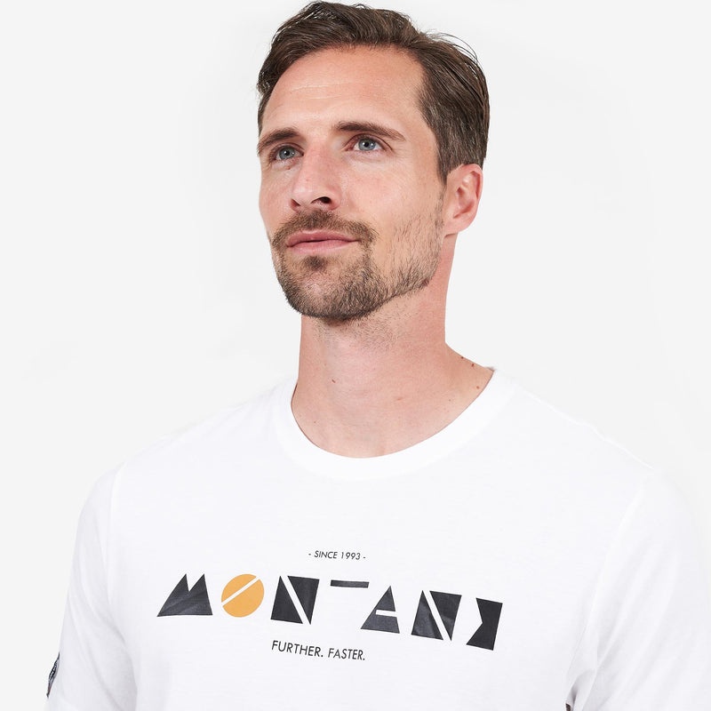 Montane Geometry T-Shirt Herren Weiß | BZC249018