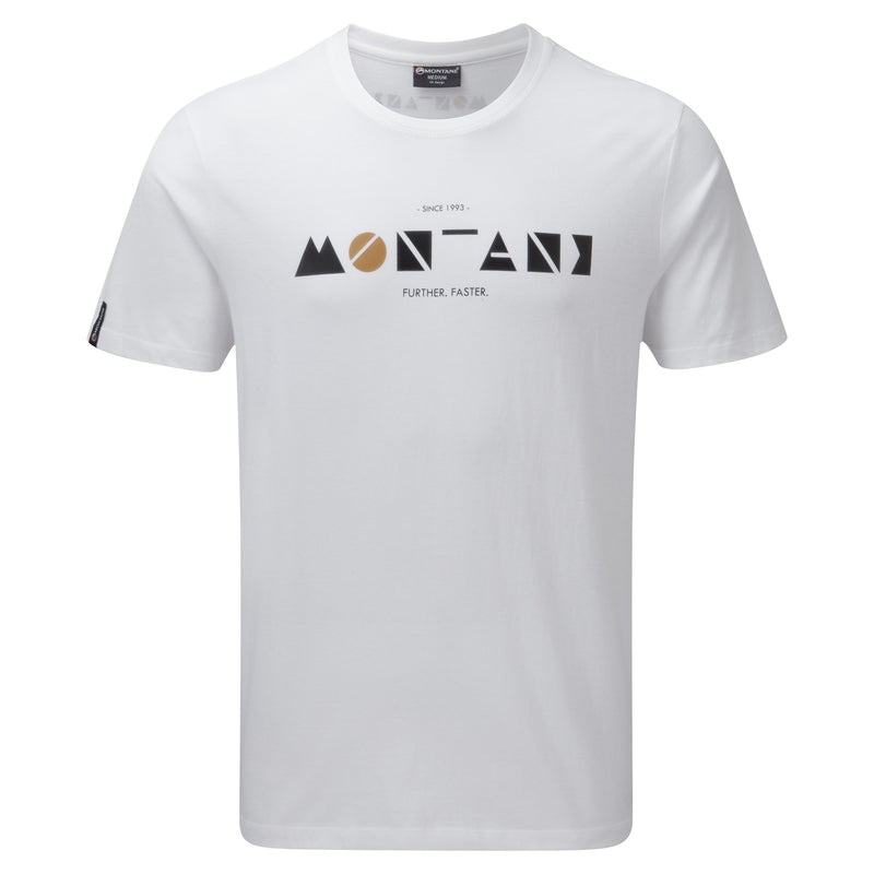 Montane Geometry T-Shirt Herren Weiß | BZC249018