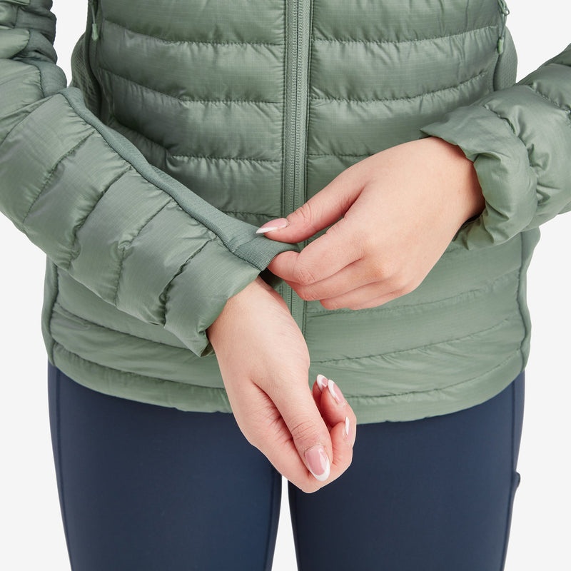 Montane Icarus Lite Kapuzenjacke Damen Grün | GPZ135794