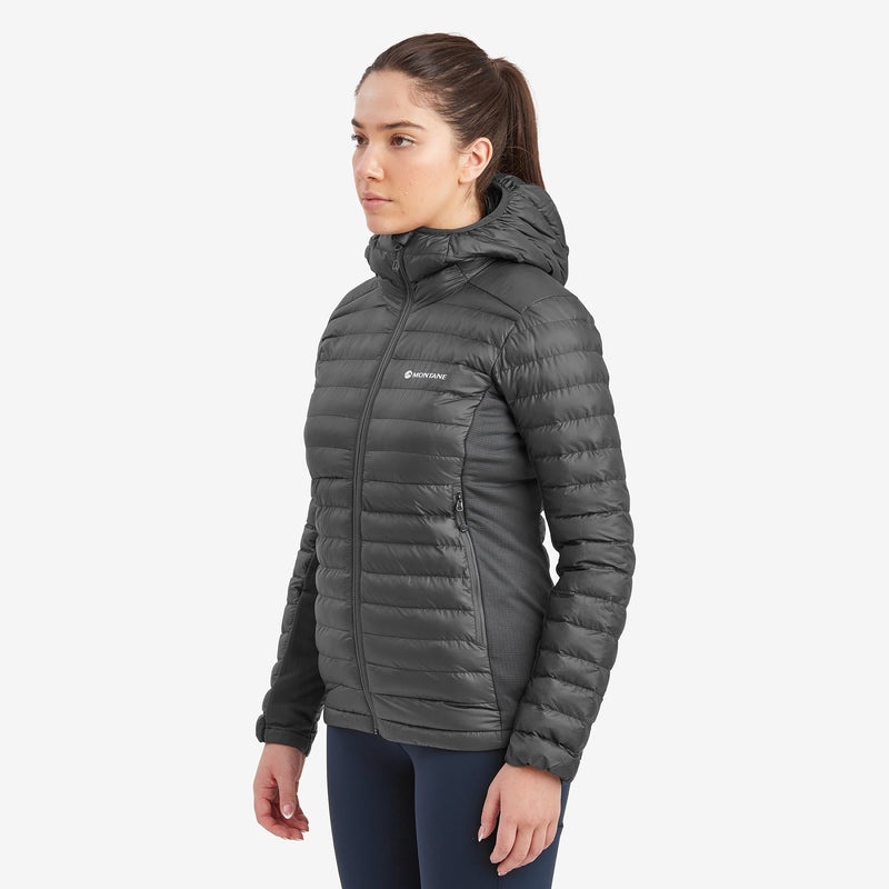 Montane Icarus Lite Kapuzenjacke Damen Schwarz | BTG465183