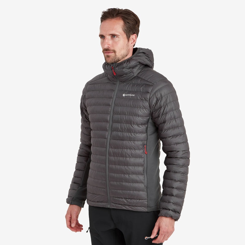 Montane Icarus Lite Kapuzenjacke Herren Schwarz | LHO052638