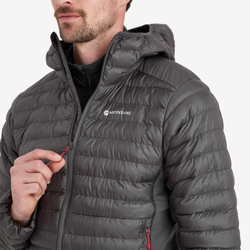 Montane Icarus Lite Kapuzenjacke Herren Schwarz | LHO052638