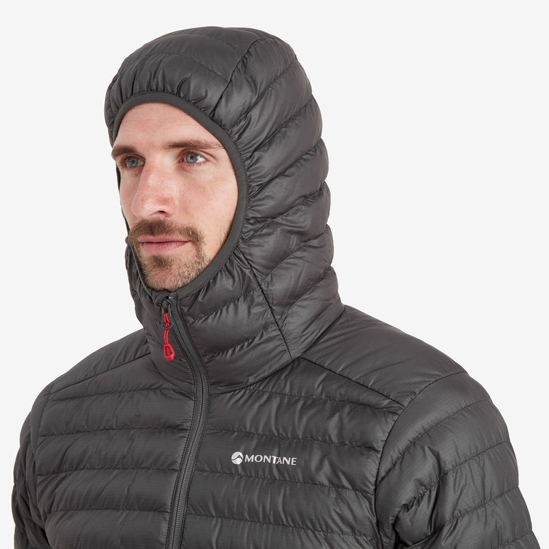 Montane Icarus Lite Kapuzenjacke Herren Schwarz | LHO052638