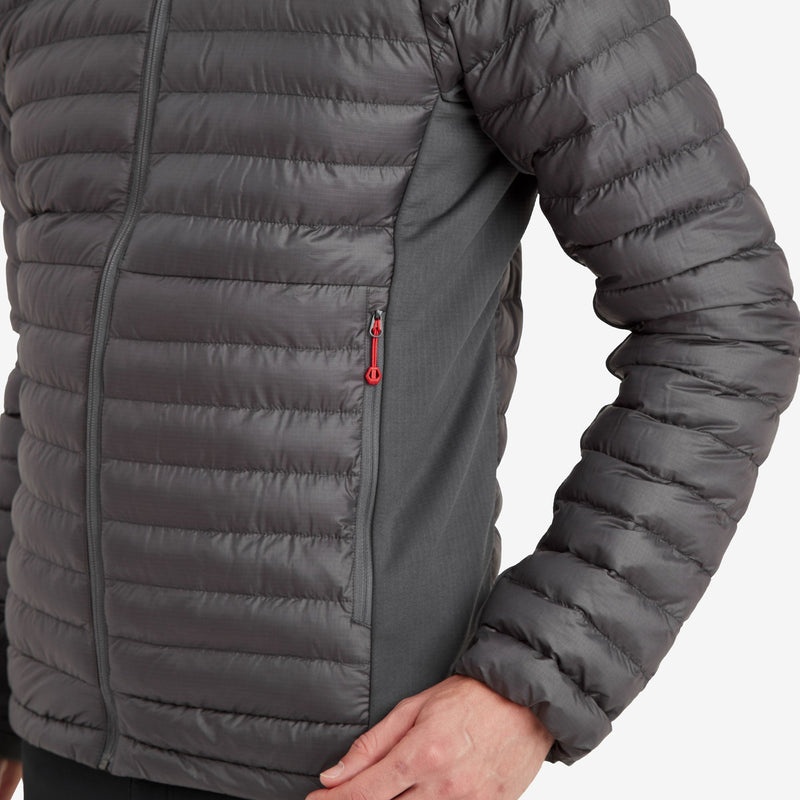 Montane Icarus Lite Kapuzenjacke Herren Schwarz | LHO052638