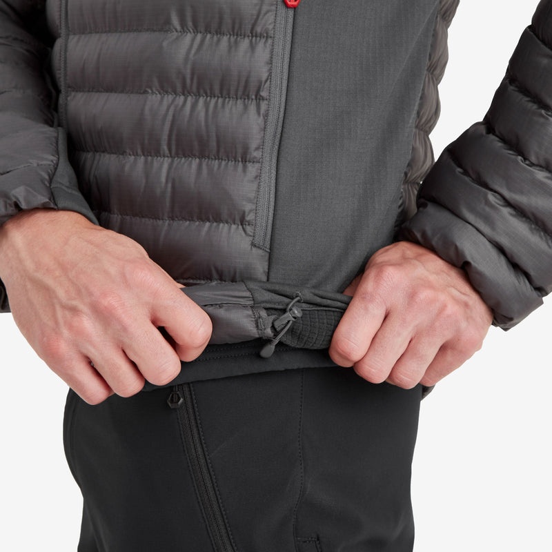 Montane Icarus Lite Kapuzenjacke Herren Schwarz | LHO052638