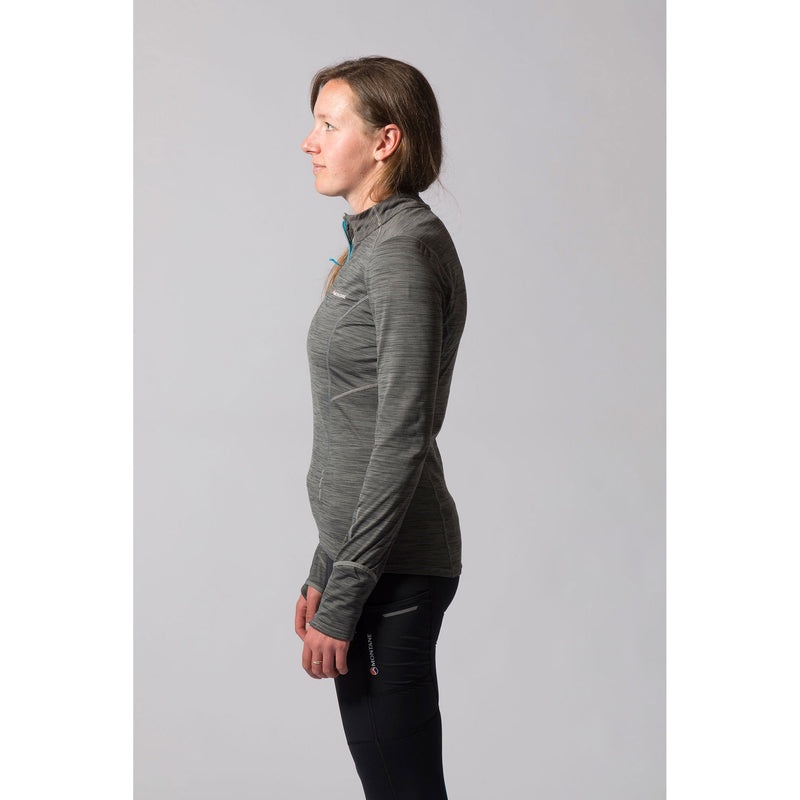 Montane Katla Pull-On Fleecejacken Damen Grau | BZM927053