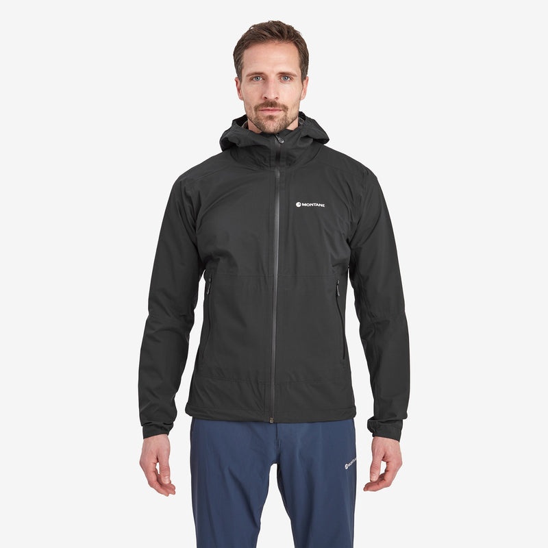 Montane Minimus Lite Regenjacke Herren Schwarz | YIH650843