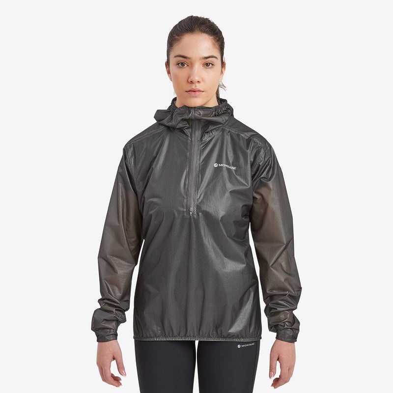 Montane Minimus Nano Pull-On Regenjacke Damen Grau | LAZ719564