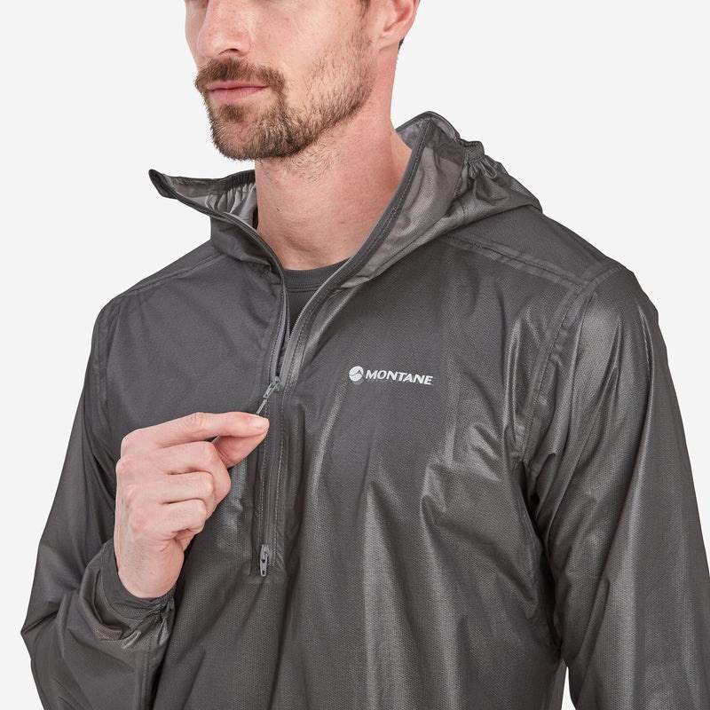 Montane Minimus Nano Pull-On Regenjacke Herren Dunkelgrau | VXW903628