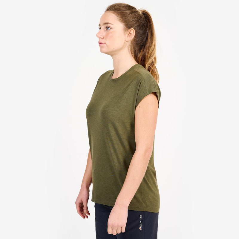 Montane Mira T-Shirt Damen Dunkelgrün | TFG398742