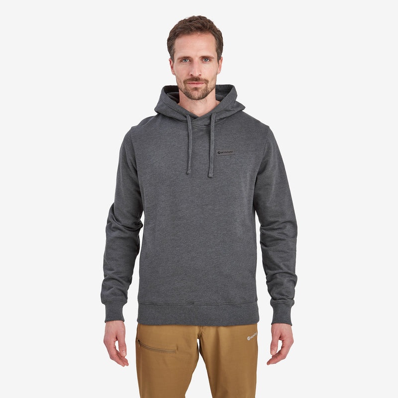 Montane Mono Logo Hoodie Herren Dunkelgrau | QIO893746