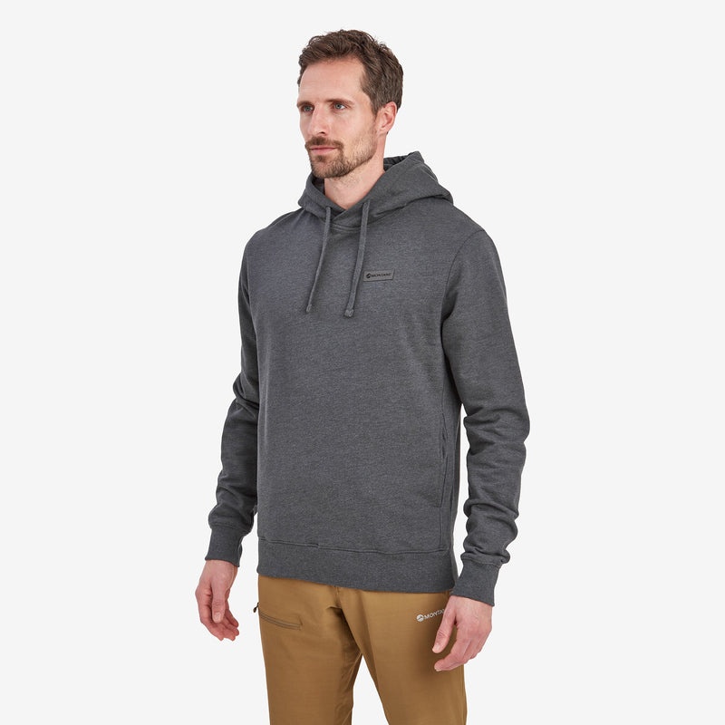 Montane Mono Logo Hoodie Herren Dunkelgrau | QIO893746