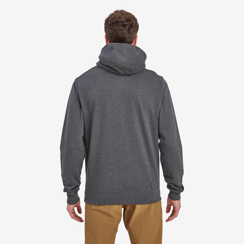 Montane Mono Logo Hoodie Herren Dunkelgrau | QIO893746