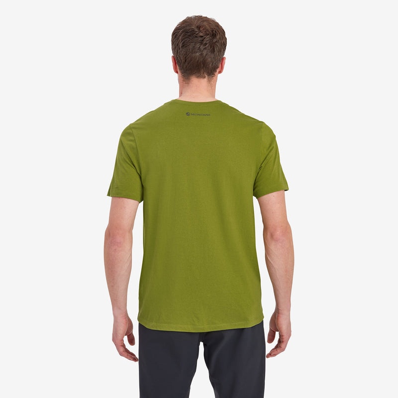 Montane Mono Logo T-Shirt Herren Dunkelgrün | YEM379524