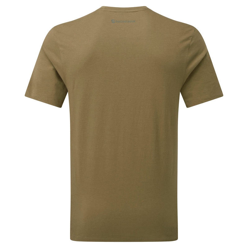 Montane Mono Logo T-Shirt Herren Olivgrün | POD804523