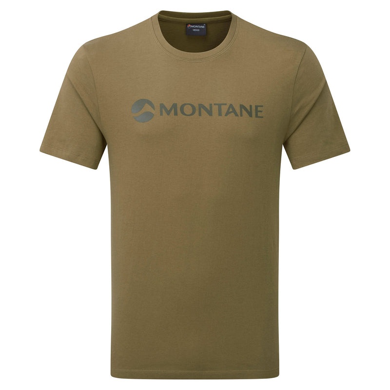 Montane Mono Logo T-Shirt Herren Olivgrün | POD804523