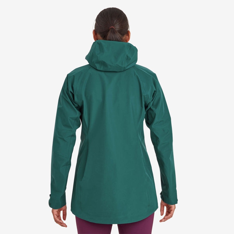 Montane Phase Regenjacke Damen Dunkelgrün | UXY201748