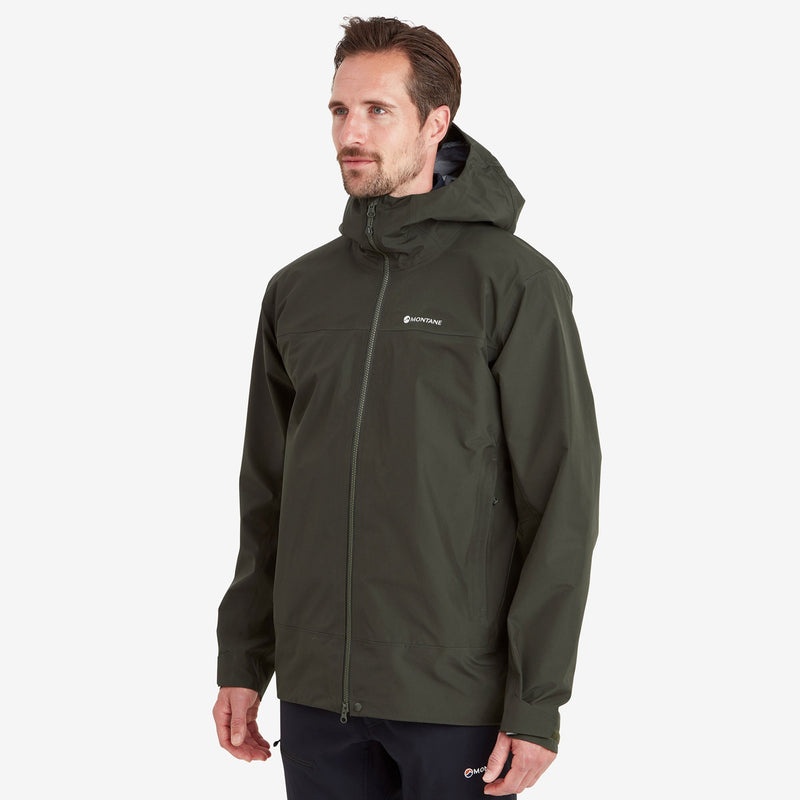 Montane Phase Regenjacke Herren Dunkelgrün | ICA296103