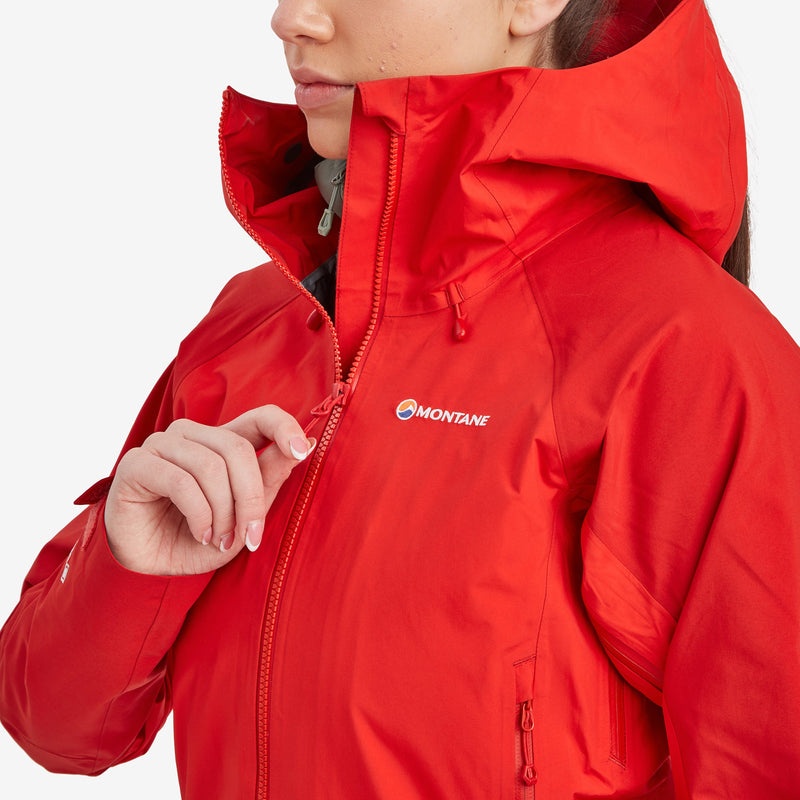 Montane Phase XPD Regenjacke Damen Rot | ATI214698