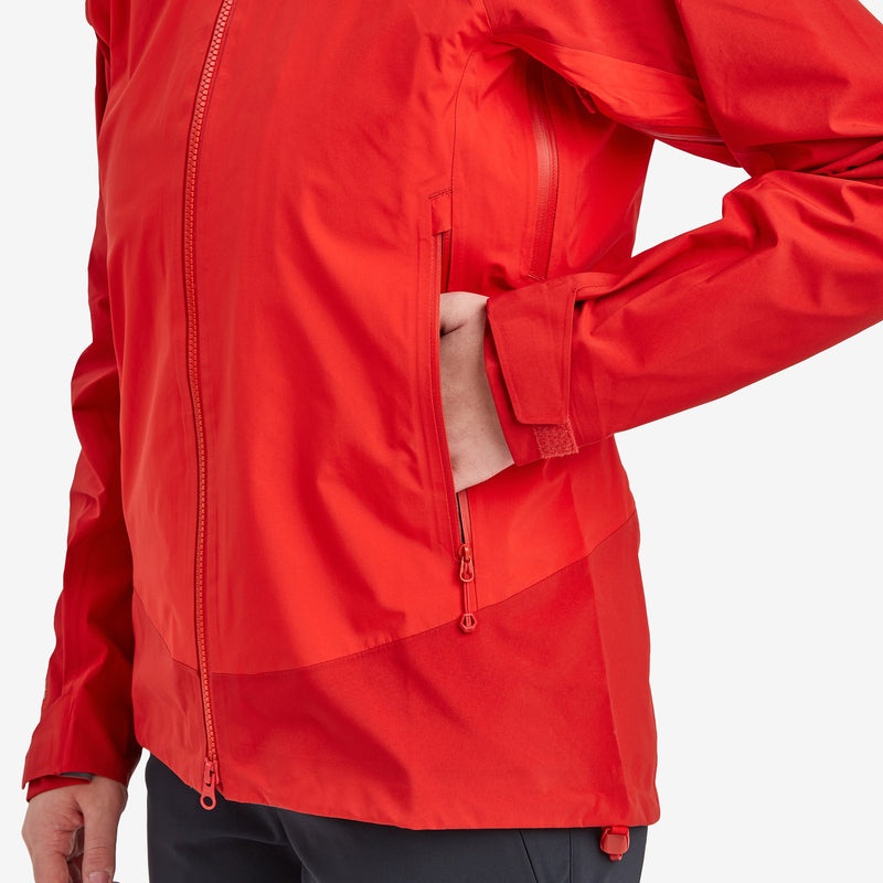 Montane Phase XPD Regenjacke Damen Rot | ATI214698