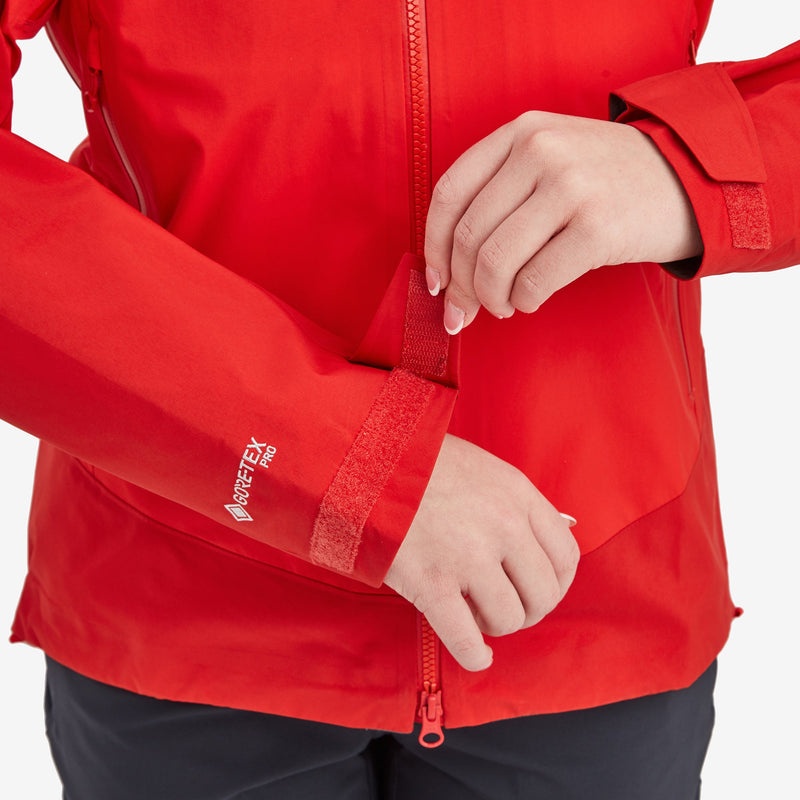 Montane Phase XPD Regenjacke Damen Rot | ATI214698