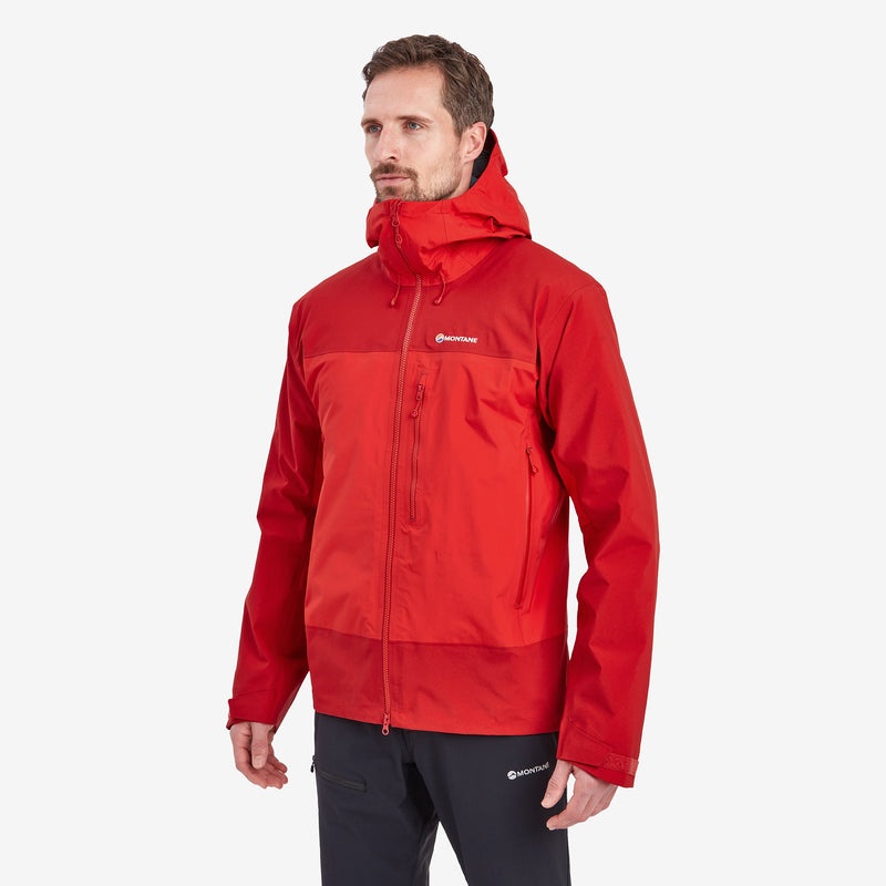 Montane Phase XPD Regenjacke Herren Rot | DRN247158