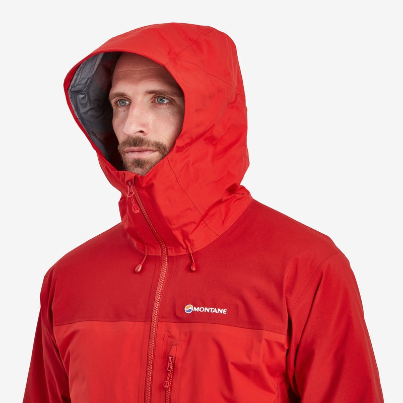 Montane Phase XPD Regenjacke Herren Rot | DRN247158