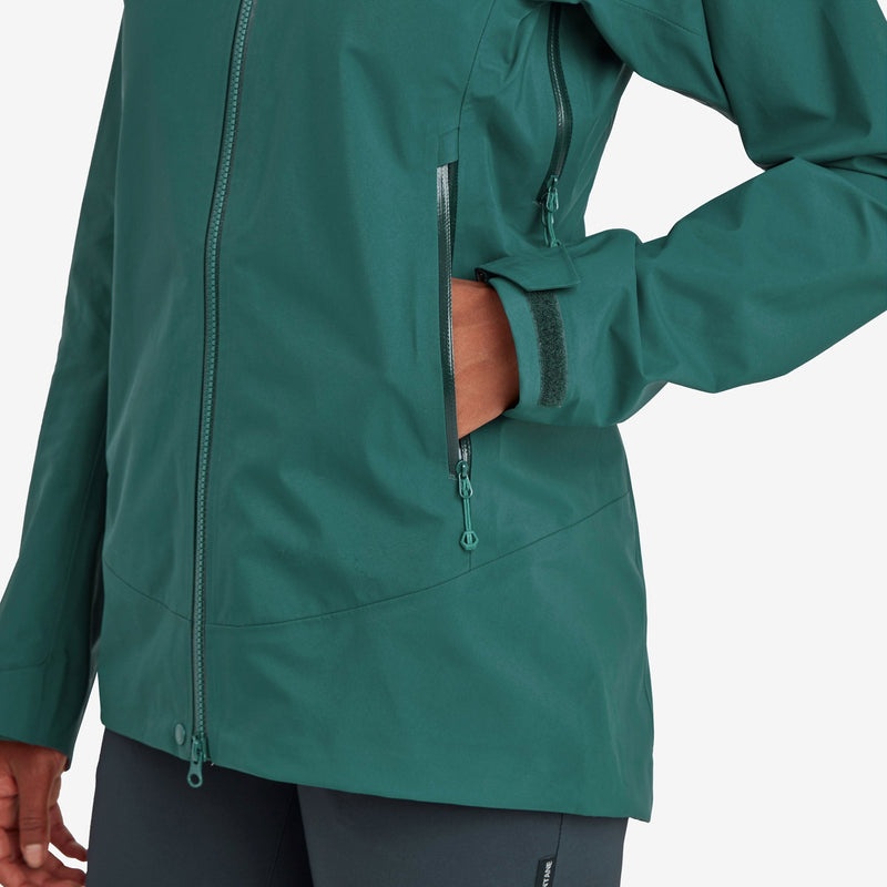 Montane Phase XT Regenjacke Damen Dunkelgrün | TQH821635