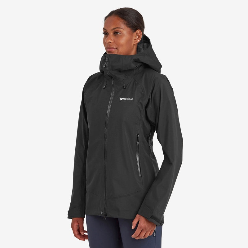 Montane Phase XT Regenjacke Damen Schwarz | FVL295837