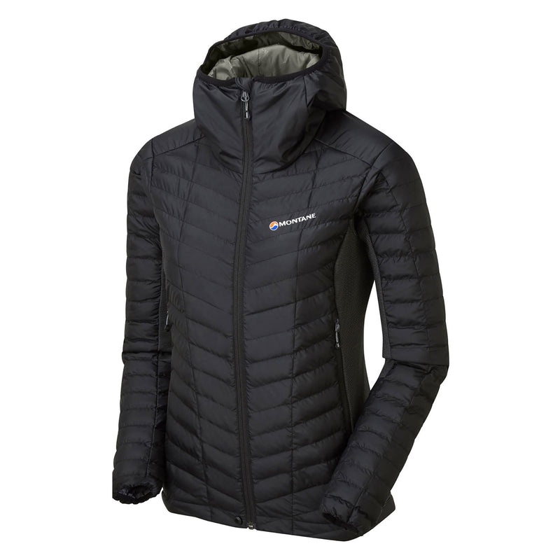 Montane Phoenix Stretch Kapuzenjacke Damen Schwarz | GJB054683