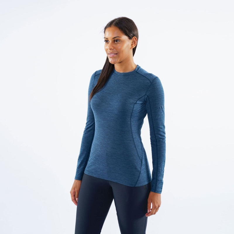 Montane Primino 140 Long Sleeve T-Shirt Damen Blau | KAL635298