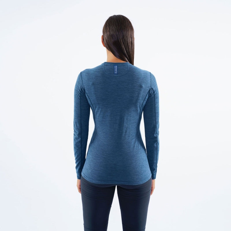 Montane Primino 140 Long Sleeve T-Shirt Damen Blau | KAL635298