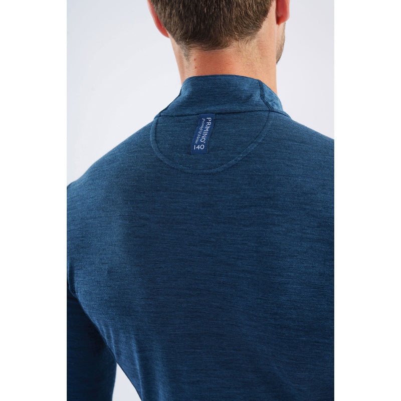 Montane Primino 140 Zip Neck Baselayer Sweatshirts Herren Blau | NCE752196