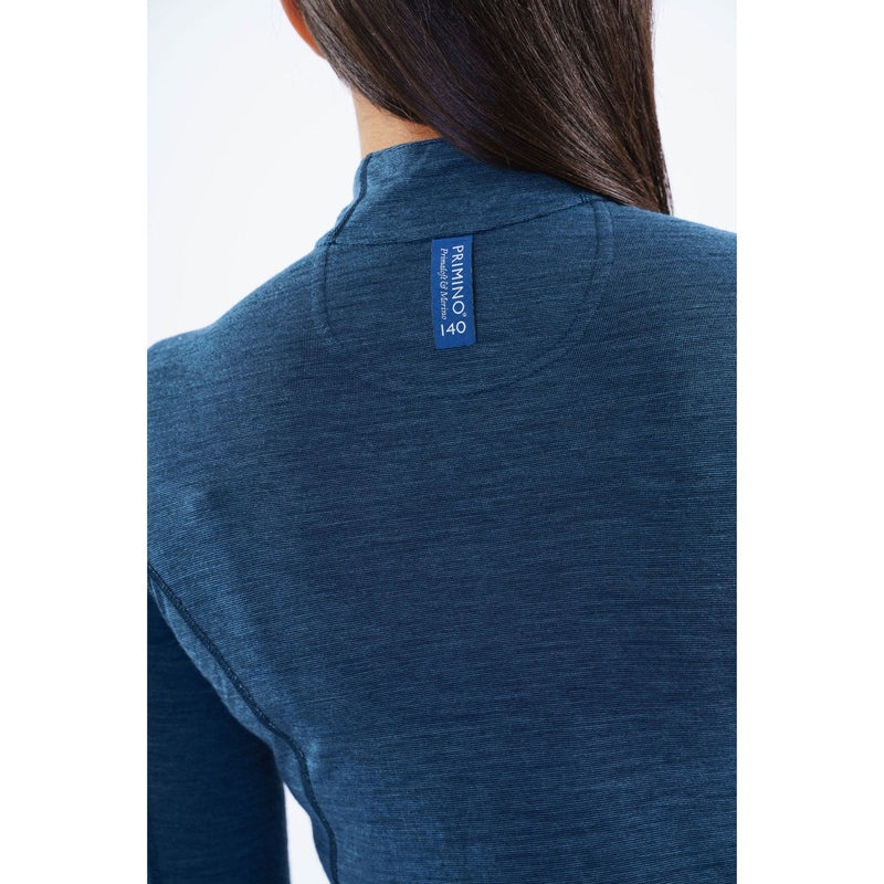 Montane Primino 140 Zip Neck Baselayer Sweatshirts Damen Blau | BGC039256