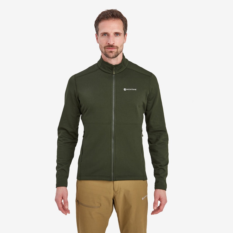 Montane Protium Fleecejacken Herren Dunkelgrün | AEY104697