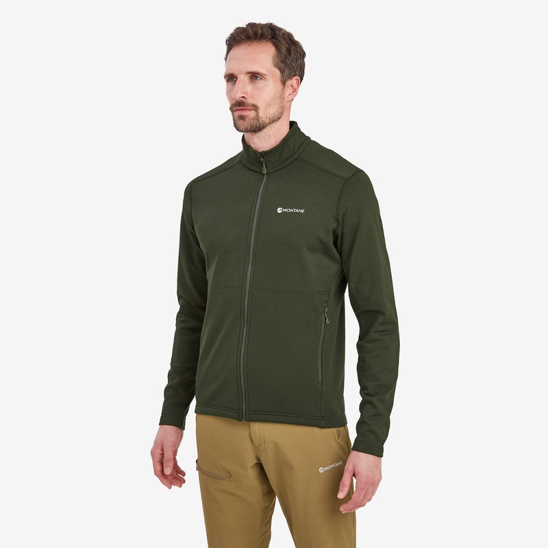 Montane Protium Fleecejacken Herren Dunkelgrün | AEY104697