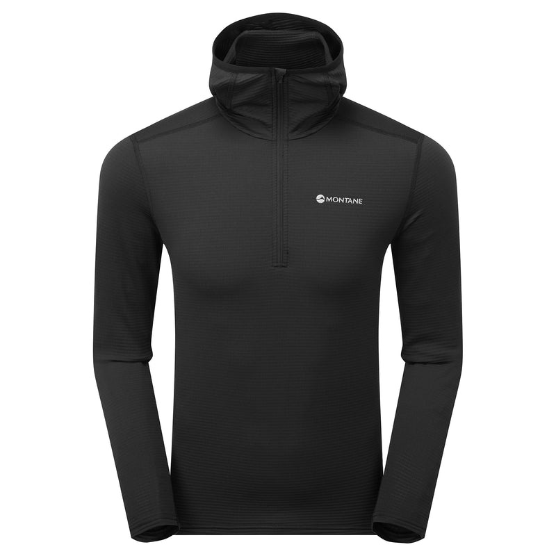 Montane Protium Lite Pull On Fleece Hoodie Herren Schwarz | ZVK836972