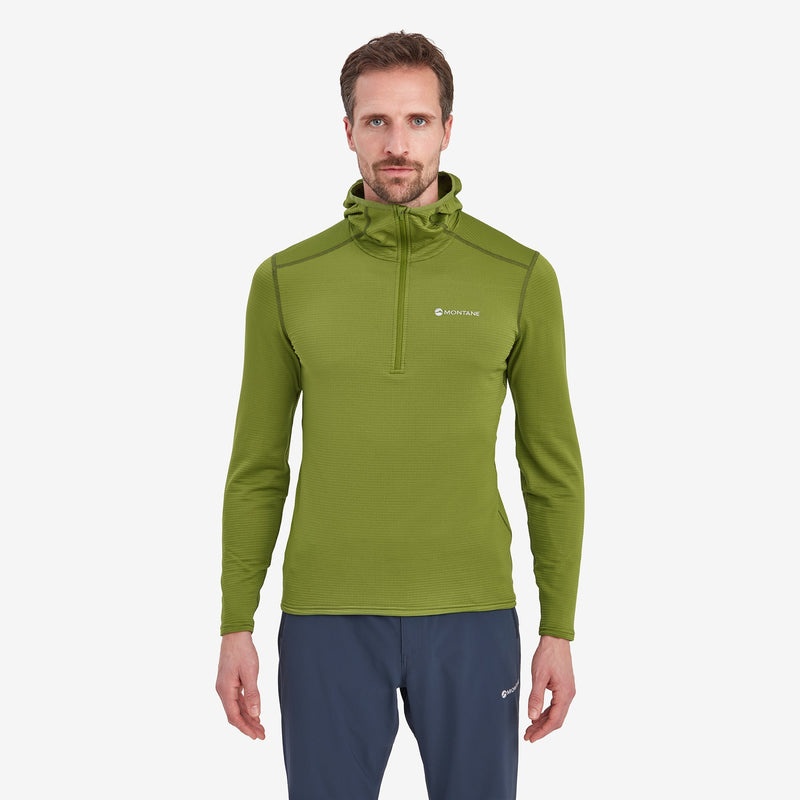 Montane Protium Lite Pull On Fleece Hoodie Herren Grün | VYK974316