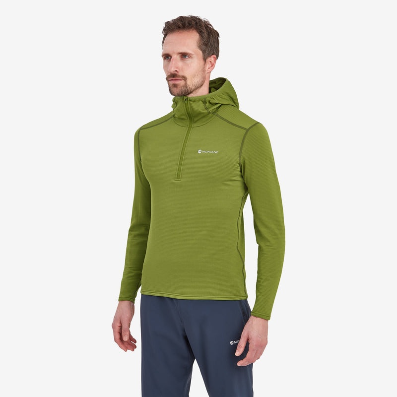 Montane Protium Lite Pull On Fleece Hoodie Herren Grün | VYK974316