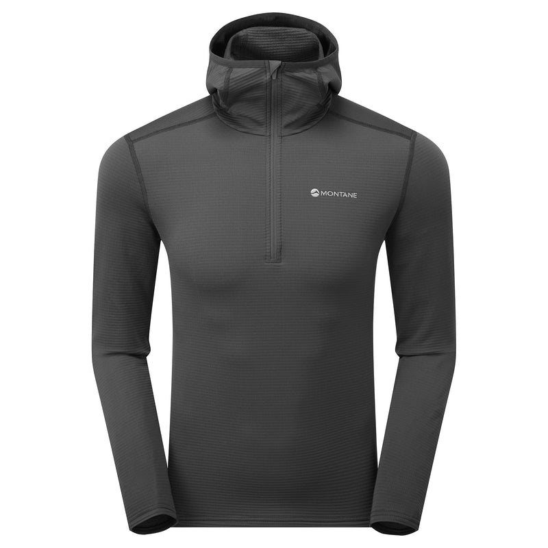 Montane Protium Lite Pull On Fleece Hoodie Herren Dunkelgrau | BVM725984