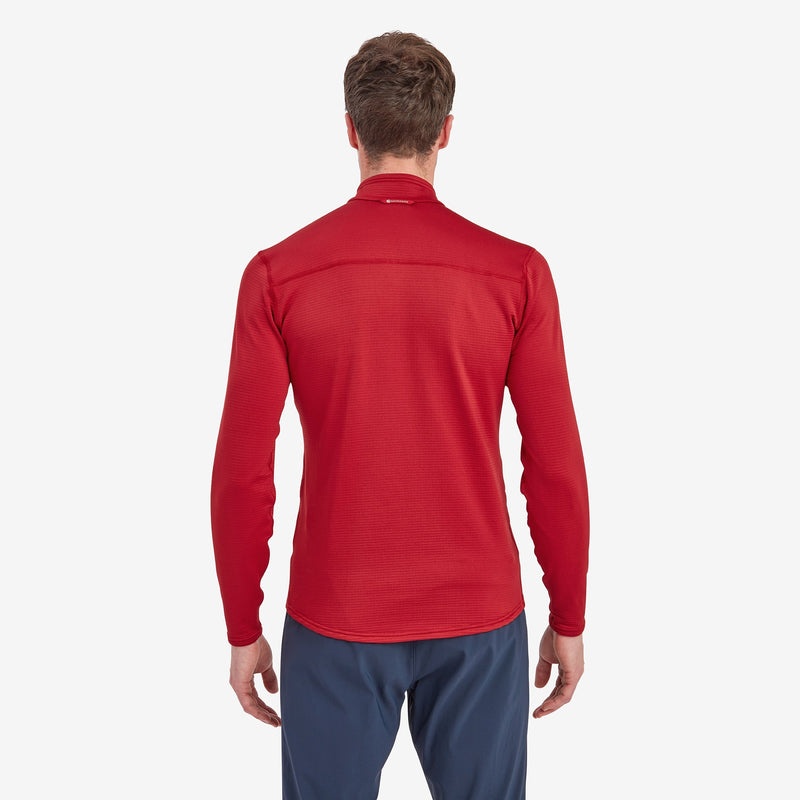 Montane Protium Lite Pull On Fleece Sweatshirts Herren Rot | OYP435780