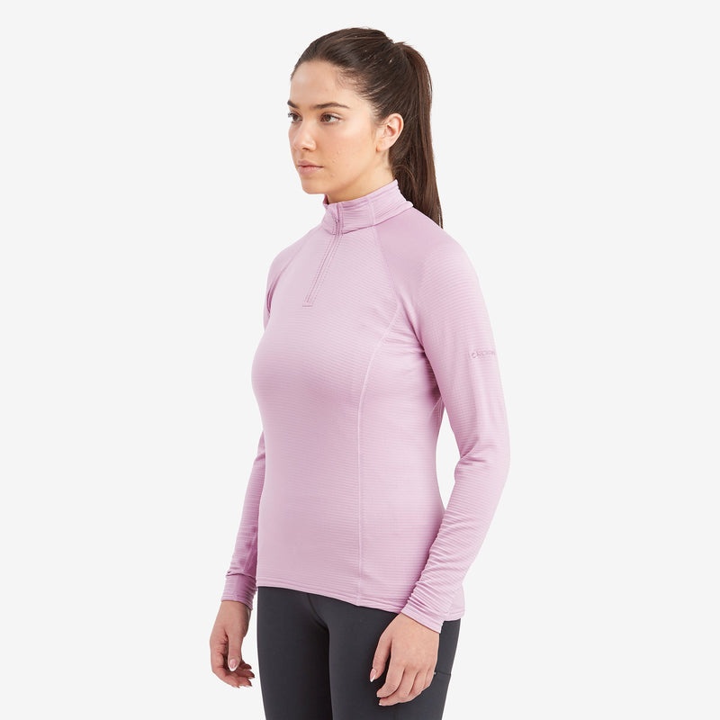 Montane Protium Lite Pull On Fleece Sweatshirts Damen Rosa | LZJ284730