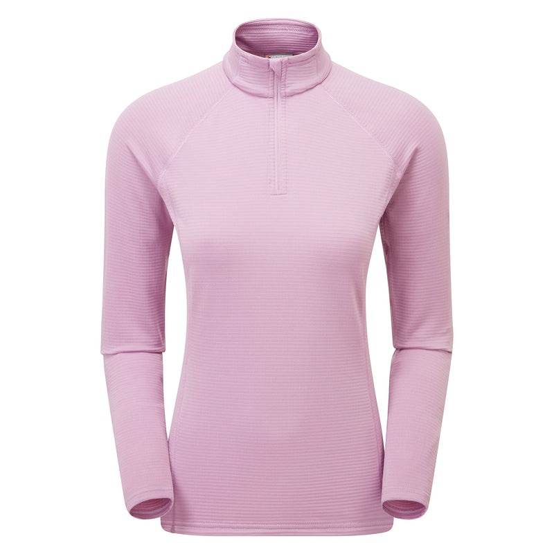 Montane Protium Lite Pull On Fleece Sweatshirts Damen Rosa | LZJ284730