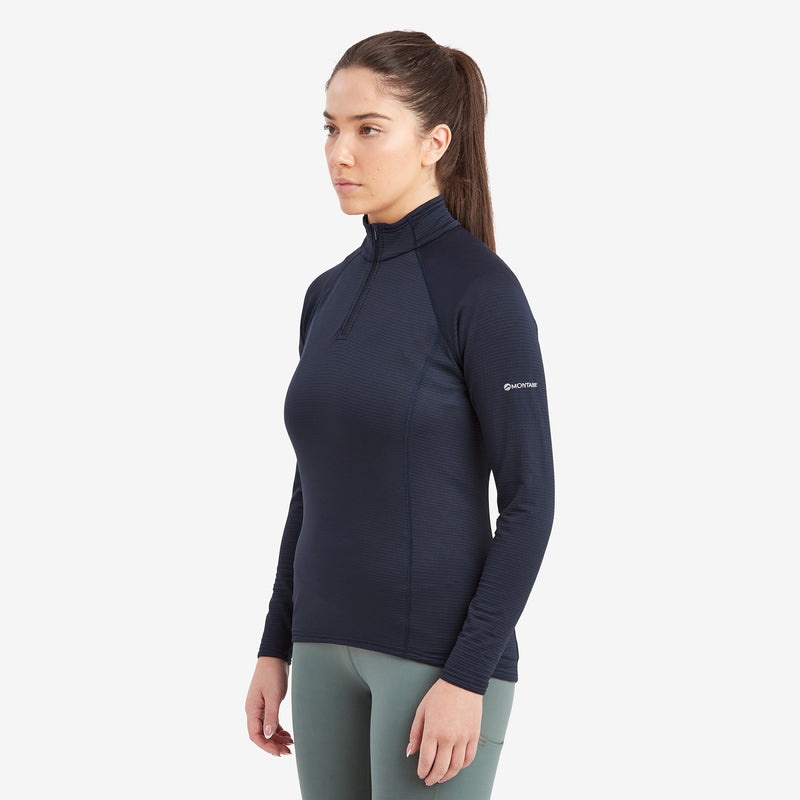 Montane Protium Lite Pull On Fleece Sweatshirts Damen Navy | RBS495617