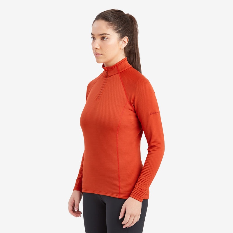 Montane Protium Lite Pull On Fleece Sweatshirts Damen Orange | UAW913687