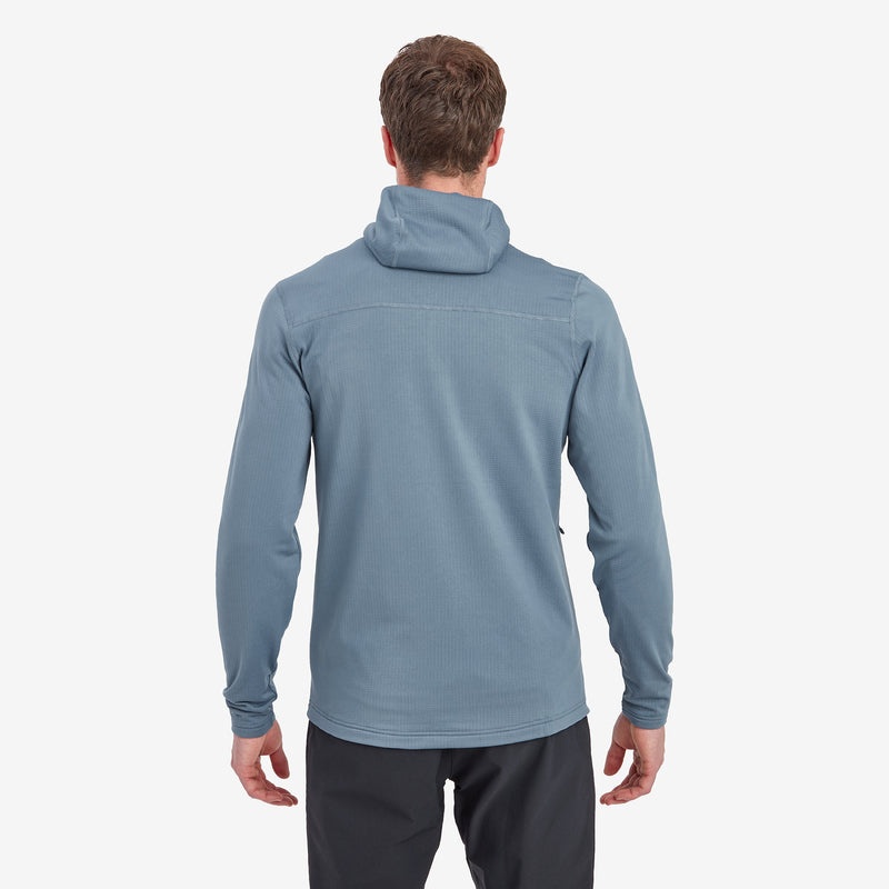 Montane Protium Mit Kapuze Fleecejacken Herren Grau Blau | NEZ341265